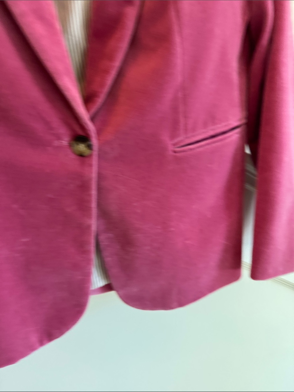J. Crew Rose Pink Velvet Blazer - Picture 4 of 4
